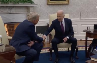 बाइडेन र ट्रम्पवीच ह्वाइट हाउसमा भेटघाट, सहज सत्ता हस्तान्तरणको अवस्थाप्रति दुवै नेताद्धारा खुशी व्यक्त